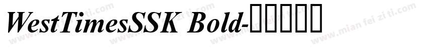 WestTimesSSK Bold字体转换 WestTimesSSK Bold字体转换